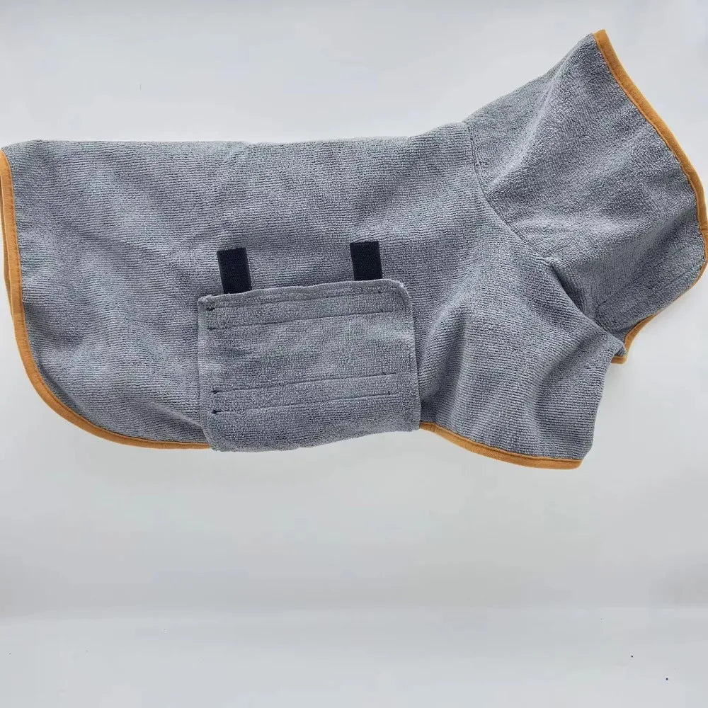 Dog Bath Towel Large Small Dogs Clean Absorbent Bathrobe