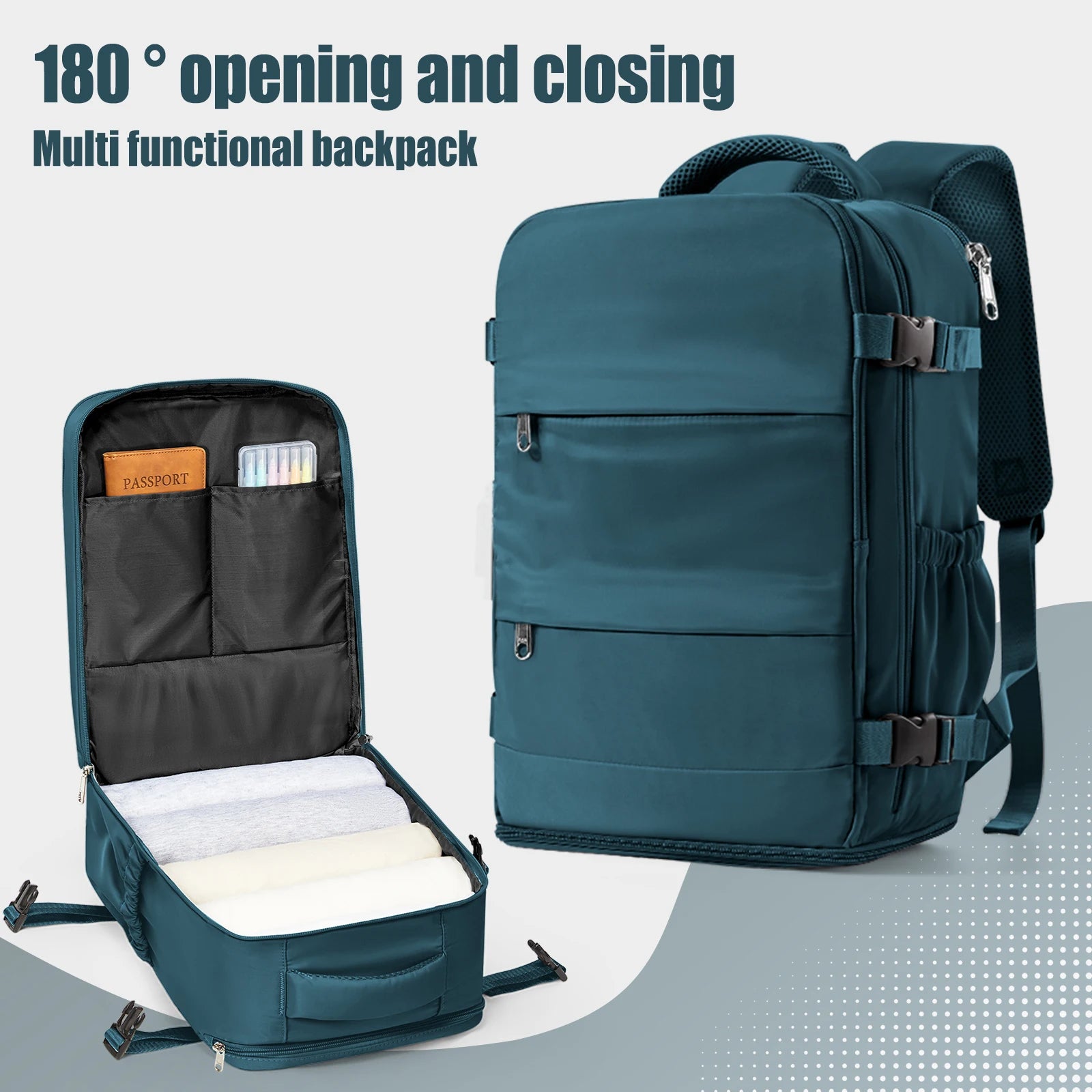 Travel Cabin Bag Backpack for Men Women Hand Luggage