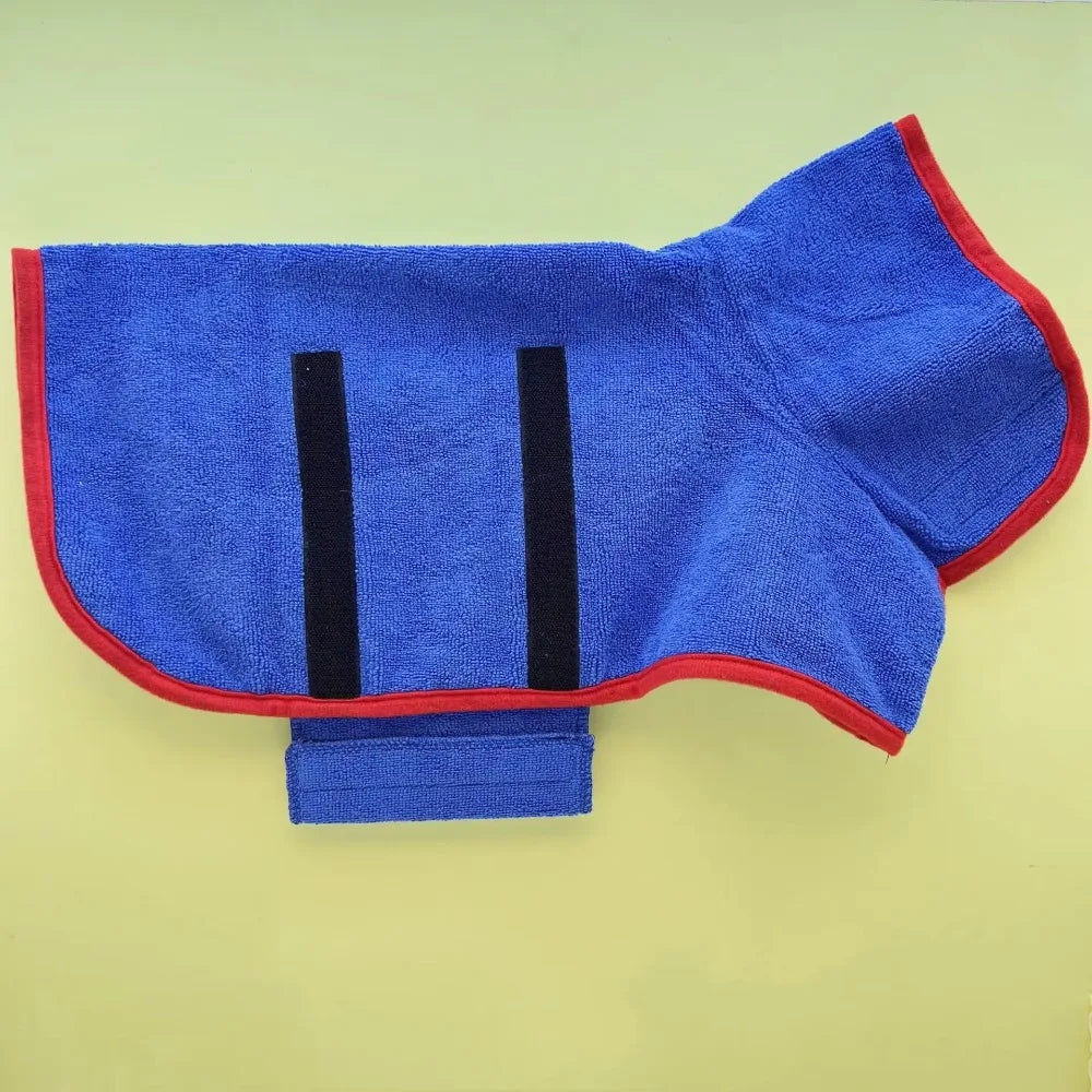 Dog Bath Towel Large Small Dogs Clean Absorbent Bathrobe